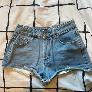 The cutest jean shorts!